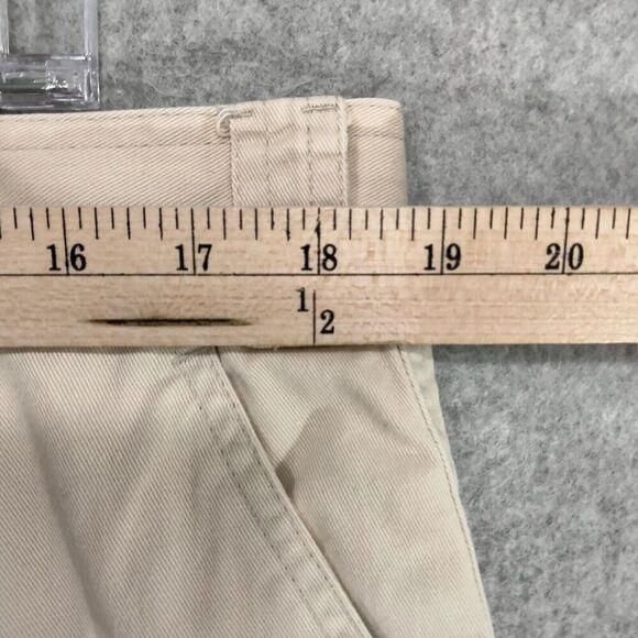 Eddie Bauer Cargo Pants Mens Size 38 x 29 Tan Khaki Flat Front Casual Chino Work - Picture 4 of 10